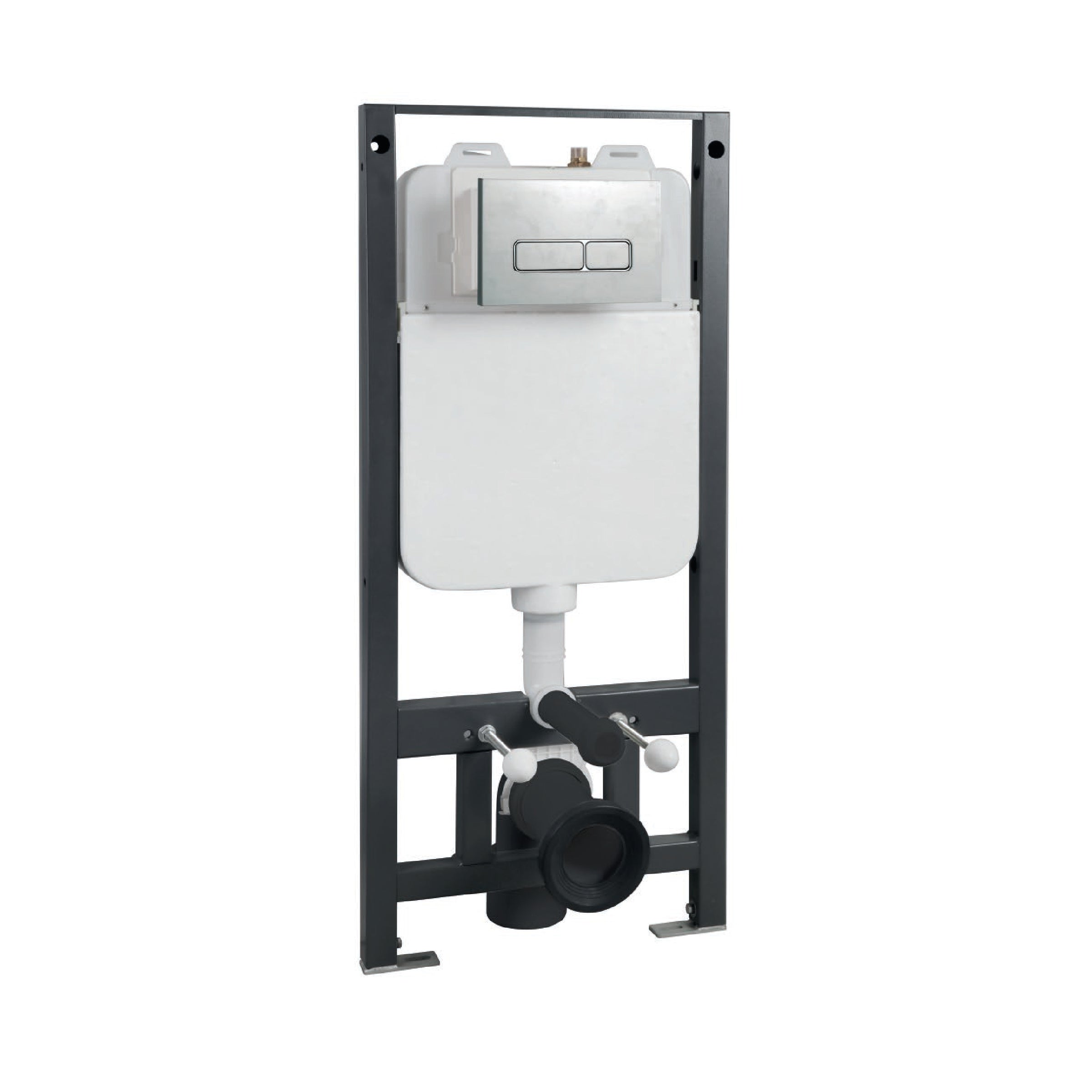 Tanque De Agua Luna Para Inodoro Flotante & Boton De Descarga - Fratelli Premium